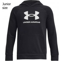 Under Armour Rival Fleece Big Logo Hoodie Black/White