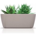 Prosperplast Truhlík plastový SPLOFY 40 cm mocca 7529U – Zboží Dáma