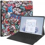 Pouzdro PROTEMIO 55048 ART Zaklápací obal Microsoft Surface Pro 9 GRAFFITI – Zboží Mobilmania