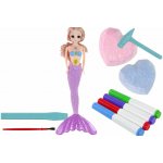 LEANToys Sada na vykopávaní pokladů s fialovou mořskou pannou – Hledejceny.cz