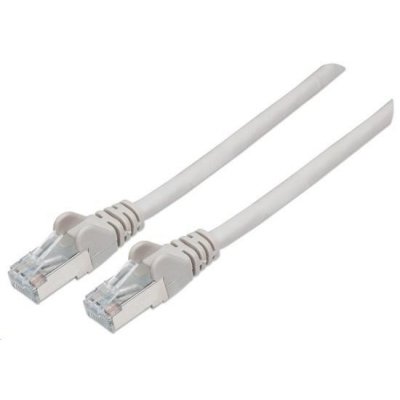 Intellinet 733229 Patch kabel, Cat6, S/FTP, LSOH, 1m, šedý – Zboží Mobilmania