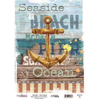 Aladine Rýžový papír A4 Kotva a molo – Zboží Mobilmania