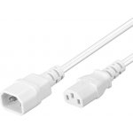 PremiumCord Prodlužovací kabel síť 230V, C13-C14, bílý 1m kps1w – Hledejceny.cz