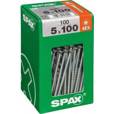 Spax Wirox Univerzální vrut T-Star plus, ø 5 × 100 mm, TX25, zápustná hlava, 100 ks 4191010501006 – Hledejceny.cz