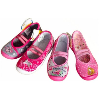 Befado papuče baleríny gumička dívčí – Zboží Mobilmania