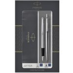 Parker Jotter Stainless Steel CT sada plnicí pero a kuličková tužka 1501/1563258 – Zboží Mobilmania