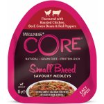 Wellness Core Adult Small Breed Savoury Medleys Flavoured with Roasted Chicken Beef Green Beans a Red Peppers 85 g – Zboží Mobilmania