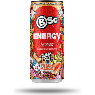 BSC Nutrition Energy drink Broskev Mango 330 ml – Zboží Dáma