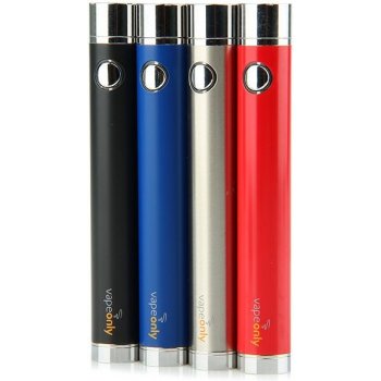 VapeOnly USB baterie svítící 1600mAh Stříbrná