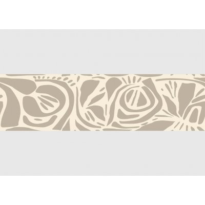AG Design WB-8443 Samolepící bordura Moderní Abstraktní Flóra, rozměry 5 m x 13,8 cm – Zboží Dáma