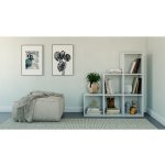 Topeshop STEP BIEL 3X3 knihovna do obývacího pokoje – Zboží Dáma