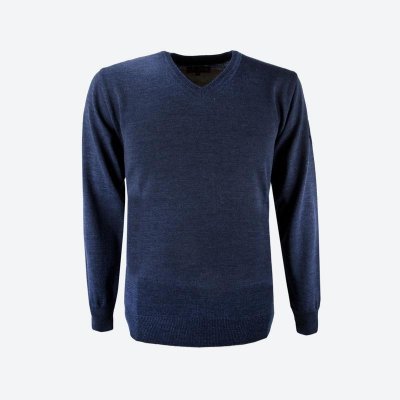 KAMA Unisex svetr merino 4104 Tmavě modrá – Hledejceny.cz