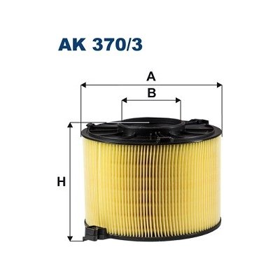 Vzduchový filtr FILTRON AK 370/3 – Hledejceny.cz
