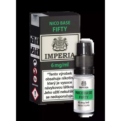 Imperia Fifty Nico Base 50VG/50PG 10 ml 6 mg – Zboží Dáma