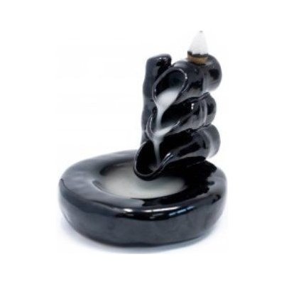 AWM, Ltd, S3 8AL Kadidelnice se zpětným kouřem - Bambusové jezírko - černé – Zboží Dáma