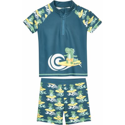 Playshoes Chlapecká koupací souprava s UV ochranou 2dílná surfař dino – Zboží Dáma