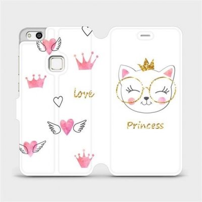 Pouzdro Mobiwear parádní flip Huawei P10 Lite - MH03S Kočička princess – Zbozi.Blesk.cz