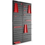tectake nástěnný panel na nářadí jonah s háčky a držáky - 4-dílná – Hledejceny.cz