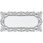 MyBestHome Žakárový ubrus běhoun Sabina bílá 60x120cm – Hledejceny.cz