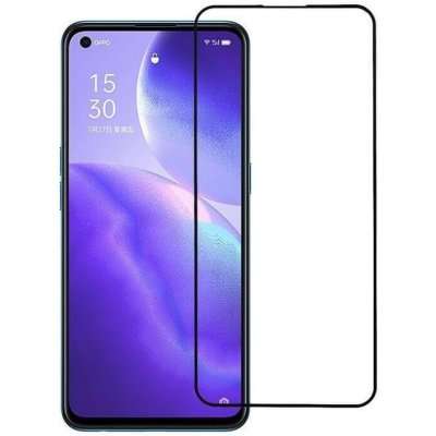 Picasee 3D ochranné tvrzené sklo s rámečkem pro OPPO Reno 5 5G - černé 298011 – Zboží Mobilmania