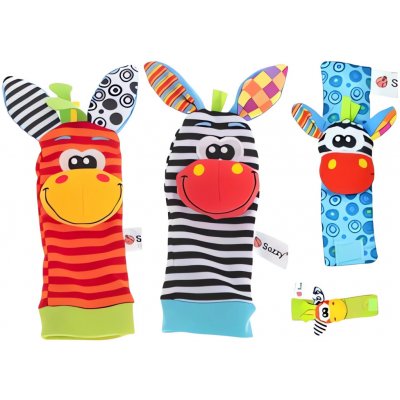 PLAYGRO Chrastící ponožky a náramky – Zboží Dáma