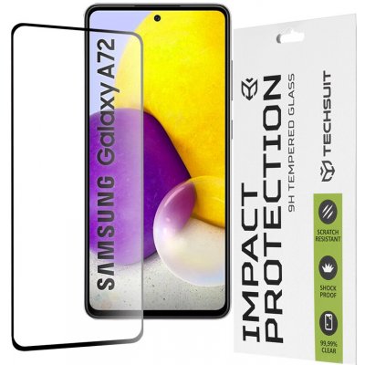 Techsuit 111D celoplošné sklo Samsung Galaxy A72 4G A72 5G Black 144642 – Zboží Živě