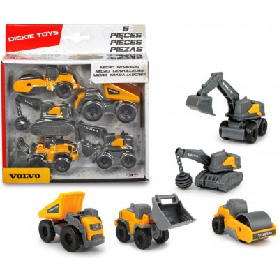 Dickie VOLVO stavební stroje MICRO – Zboží Dáma
