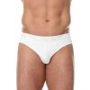 Boxerky, trenky, slipy, tanga Brubeck slipy BE00290A Cotton bílé