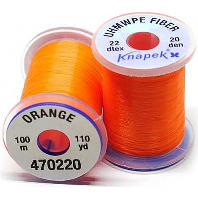 Vázací nit • UHMWPE FIBER LINE • 100m - Tloušťka 20D, Barva Oranžová – Sleviste.cz