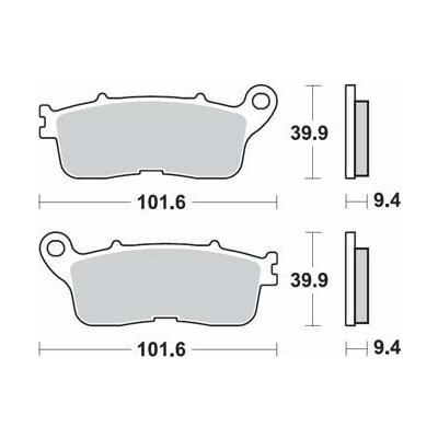 Brzdové destičky TRW Lucas zadní HONDA VFR 1200 F DCT rok 10-19 – Zbozi.Blesk.cz