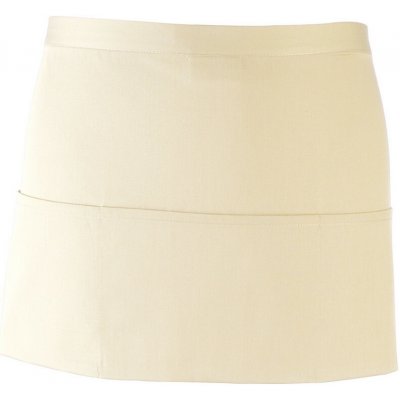 Premier Zástěra Colours PR 155 do pasu s kapsou krátká COT39015510099-natural – Hledejceny.cz