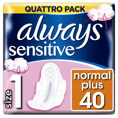 Always Ultra Sensitive Normal Plus 40 ks – Hledejceny.cz