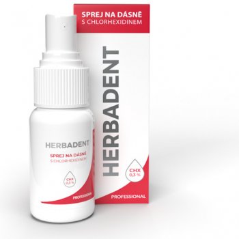 Herbadent Professional Sprej na dásně s chlorhexidinem 25 ml