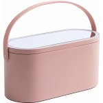 Verk 24342 Organizér na kosmetiku se zrcadlem USB LED růžový – Sleviste.cz