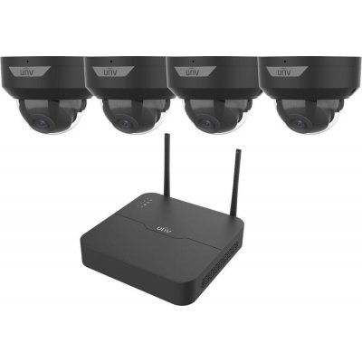 Uniview KIT - 1x NVR301-04LS3-W + 4x IPC322LB-AF28WK-G-BLACK KIT/04LS3-W/IPC322LB-G-Black – Zboží Mobilmania