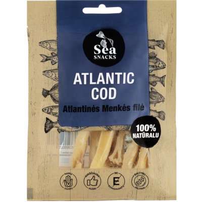 Seasnacks Rybí Jerky Filety z tresky obecné 30 g – Zboží Dáma