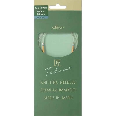 Clover kruhové otočné fixní jehlice Pro Takumi 80cm 3mm – Zboží Dáma