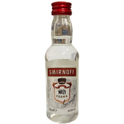 Smirnoff Red vodka 40% 0,05 l Mini (holá láhev)