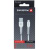 usb kabel Swissten 71505541 datový kabel lightning 1m bílý