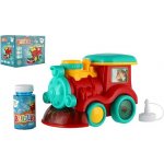Teddies Lokomotiva Vláček s bublifukem plast 18cm na baterie se zvukem se světlem v krabičce 19x13x11cm – Zbozi.Blesk.cz