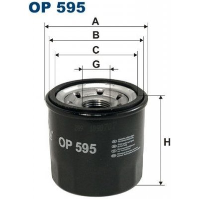 OP 595 FILTRON Olejový filtr – Hledejceny.cz