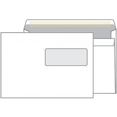 Obálka C5 samolepicí s krycí páskou, s okénkem