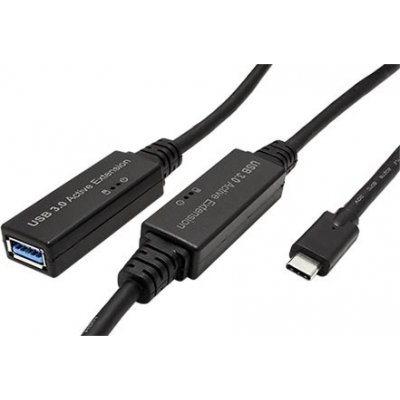 Roline 12.04.1066 USB 5Gbps (USB 3.0) aktivní prodlužovací USB C(M) - USB A(F), 10m – Zboží Mobilmania