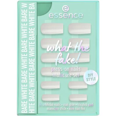 essence what the fake! umělé nehty 04 BARE WHITE 28 ks – Hledejceny.cz
