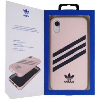 Pouzdro Adidas Samba 3-Stripes Snap Case for Apple iPhone XR 6.1” - růžové/šedé – Zboží Mobilmania