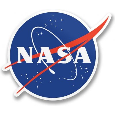 HYBRIS PRODUCTION AB samolepka NASA Insignia 10 cm – Zboží Živě