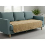 Mybesthome Přehoz na sedačku pohovku SAMUEL medová 170x210 cm – Zboží Dáma