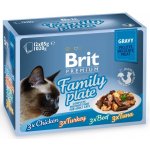 Brit wet Premium Cat Delicate Fillets in Gravy Family Plate 12 x 85 g – Sleviste.cz