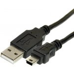 Goobay 11.92.8715 USB 2.0, USB A(M) - miniUSB 5pin B(M), 5m, černý – Zbozi.Blesk.cz