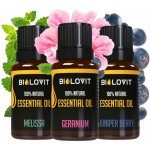 Bilovit Sada esenciálních olejů pro zklidnění 3 x 10 ml – Hledejceny.cz